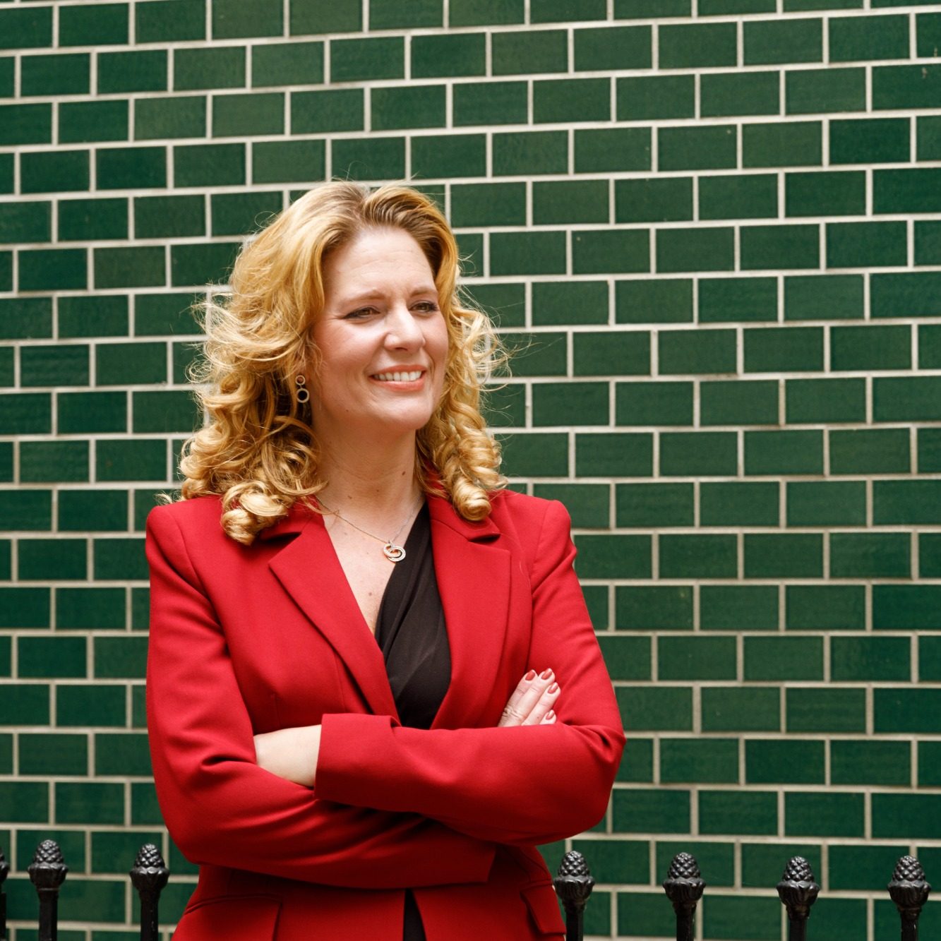 Natascha Enders vor dem Speaking der Keynote Female Finance